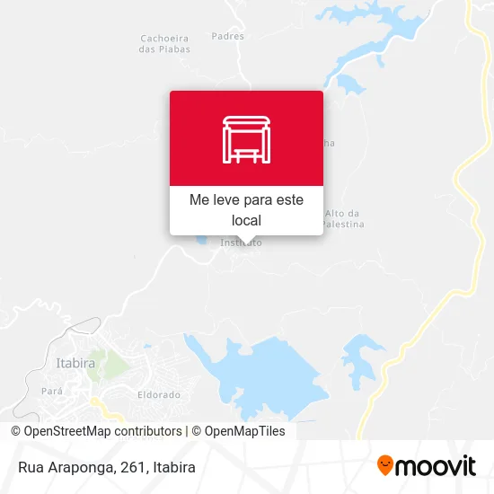 Rua Araponga, 261 mapa
