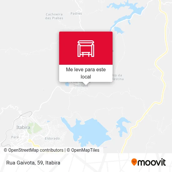 Rua Gaivota, 59 mapa