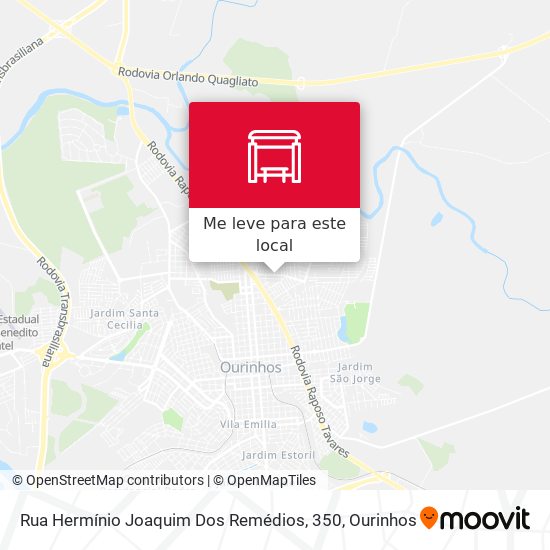 Rua Hermínio Joaquim Dos Remédios, 350 mapa