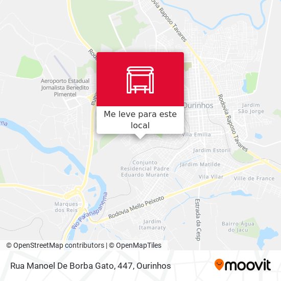 Rua Manoel De Borba Gato, 447 mapa