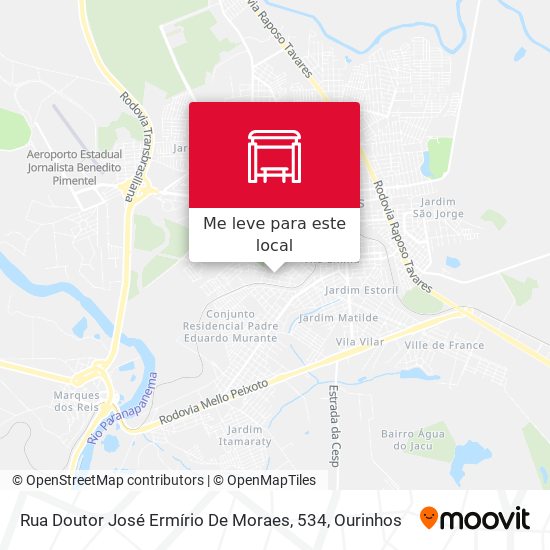 Rua Doutor José Ermírio De Moraes, 534 mapa