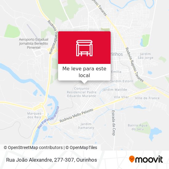 Rua João Alexandre, 277-307 mapa