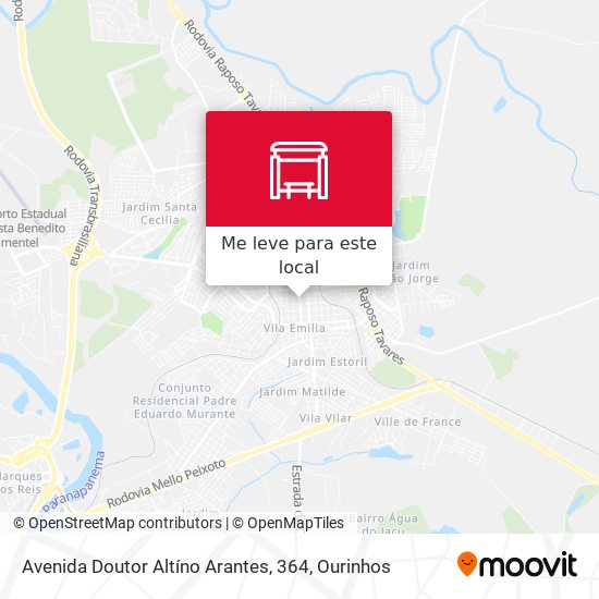 Avenida Doutor Altíno Arantes, 364 mapa