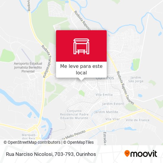 Rua Narciso Nicolosi, 703-793 mapa