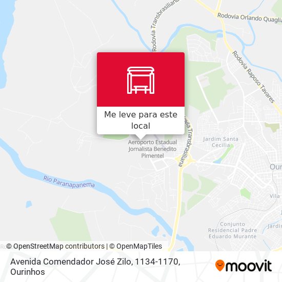 Avenida Comendador José Zilo, 1134-1170 mapa