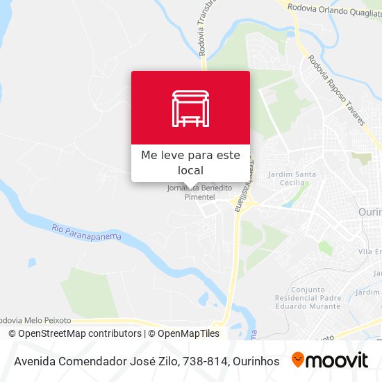 Avenida Comendador José Zilo, 738-814 mapa