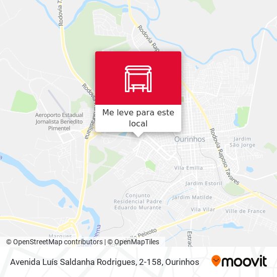 Avenida Luís Saldanha Rodrigues, 2-158 mapa