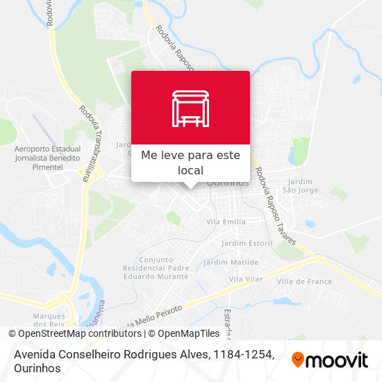 Avenida Conselheiro Rodrigues Alves, 1184-1254 mapa