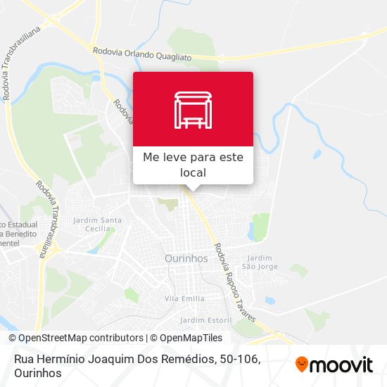 Rua Hermínio Joaquim Dos Remédios, 50-106 mapa