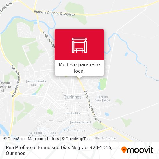 Rua Professor Francisco Dias Negrão, 920-1016 mapa