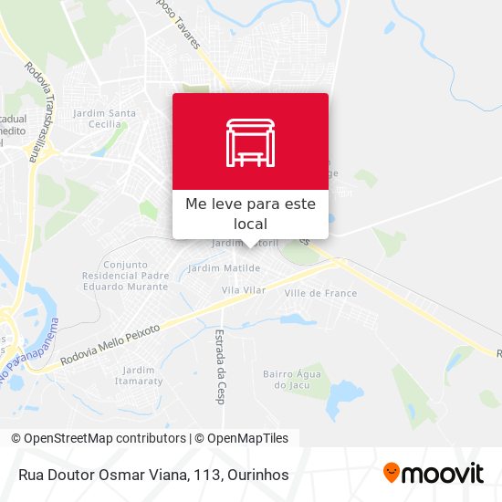 Rua Doutor Osmar Viana, 113 mapa