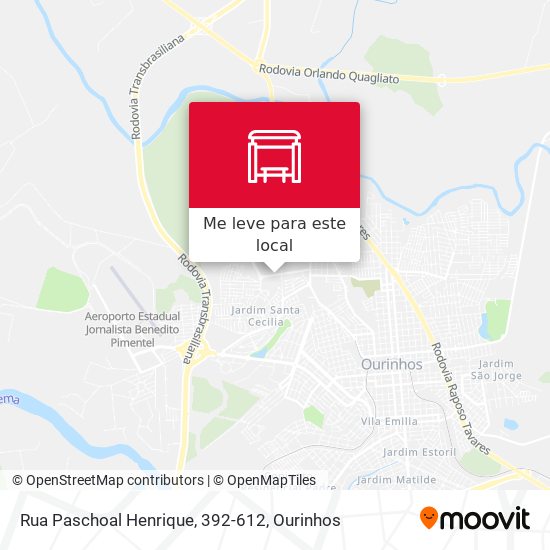 Rua Paschoal Henrique, 392-612 mapa