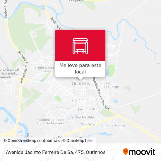 Avenida Jacinto Ferreira De Sá, 475 mapa