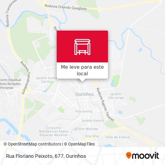Rua Floriano Peixoto, 677 mapa