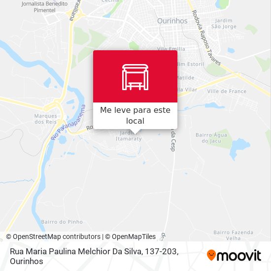 Rua Maria Paulina Melchior Da Silva, 137-203 mapa