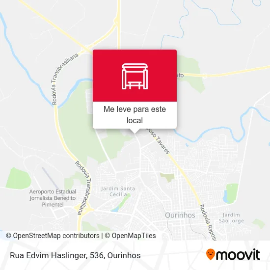 Rua Edvim Haslinger, 536 mapa