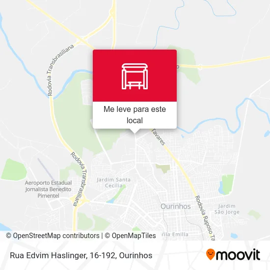 Rua Edvim Haslinger, 16-192 mapa