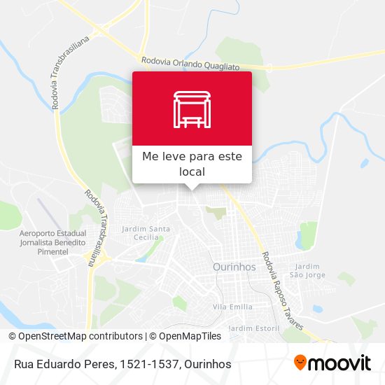 Rua Eduardo Peres, 1521-1537 mapa