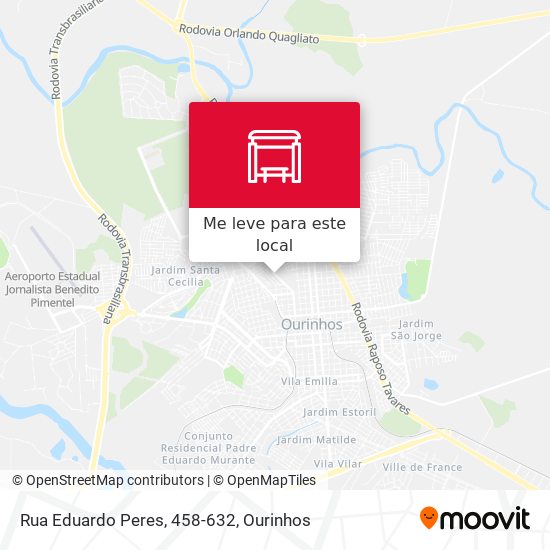 Rua Eduardo Peres, 458-632 mapa