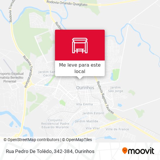 Rua Pedro De Tolêdo, 342-384 mapa