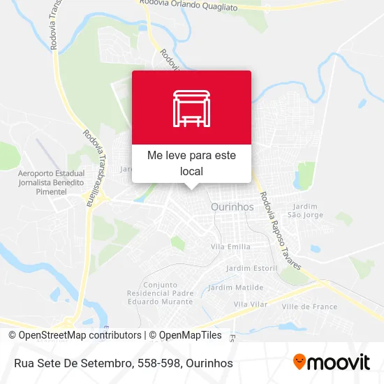 Rua Sete De Setembro, 558-598 mapa