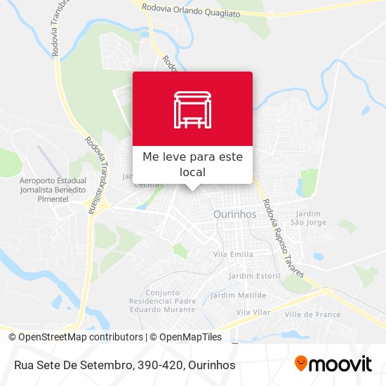 Rua Sete De Setembro, 390-420 mapa