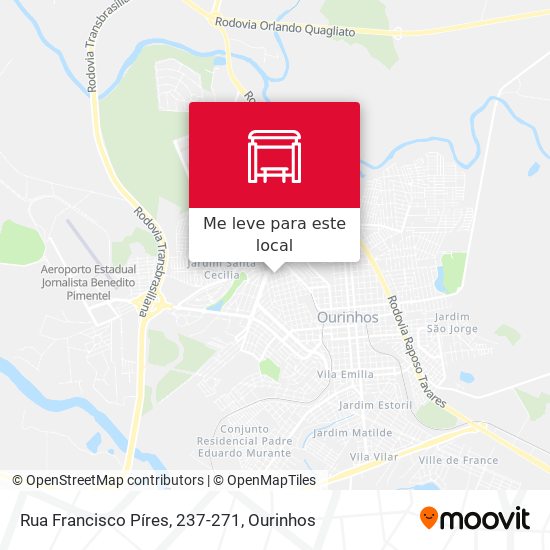 Rua Francisco Píres, 237-271 mapa