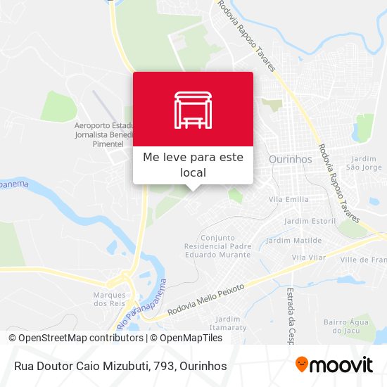Rua Doutor Caio Mizubuti, 793 mapa