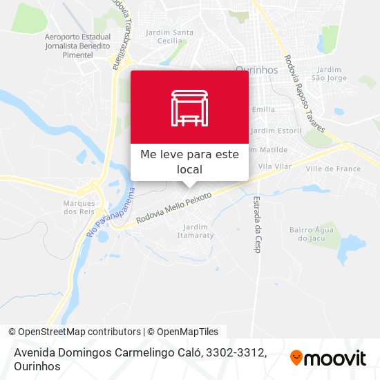 Avenida Domingos Carmelingo Caló, 3302-3312 mapa