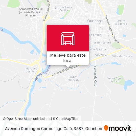Avenida Domingos Carmelingo Caló, 3587 mapa