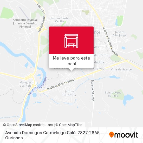 Avenida Domingos Carmelingo Caló, 2827-2865 mapa