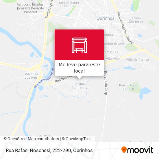 Rua Rafael Noschesi, 222-290 mapa