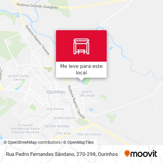 Rua Pedro Fernandes Sândano, 270-298 mapa