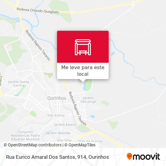 Rua Eurico Amaral Dos Santos, 914 mapa
