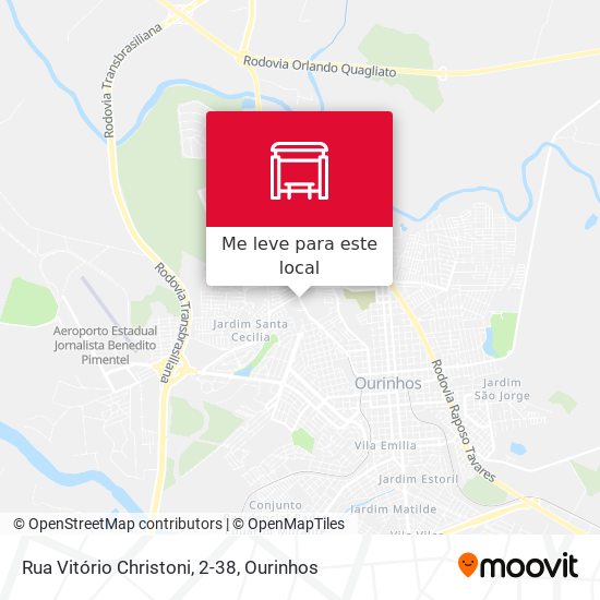 Rua Vitório Christoni, 2-38 mapa