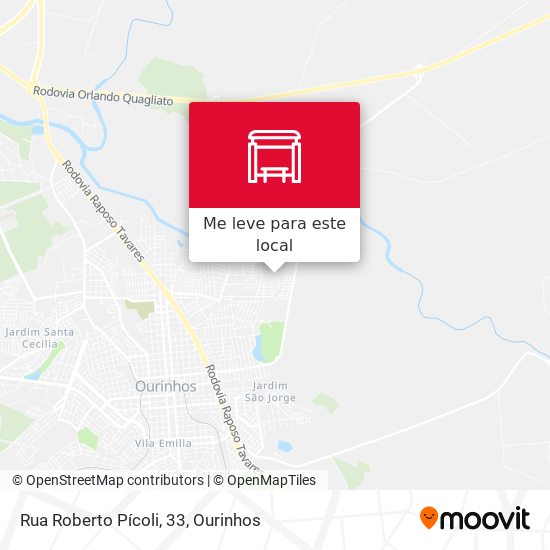 Rua Roberto Pícoli, 33 mapa