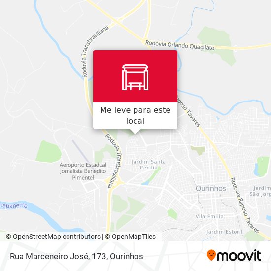 Rua Marceneiro José, 173 mapa