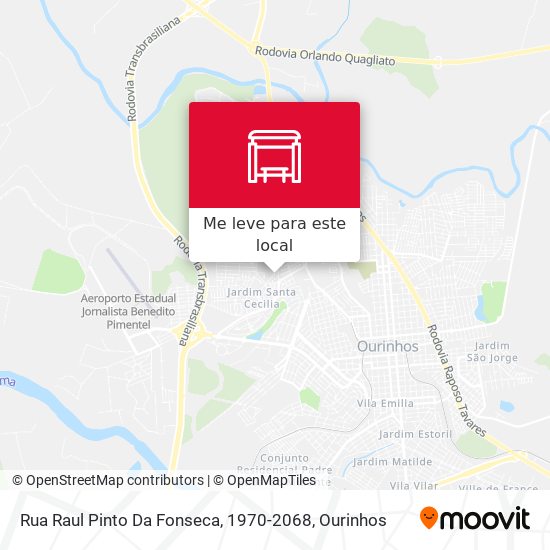 Rua Raul Pinto Da Fonseca, 1970-2068 mapa