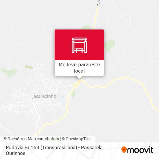 Rodovia Br 153 (Transbrasiliana) - Passarela mapa