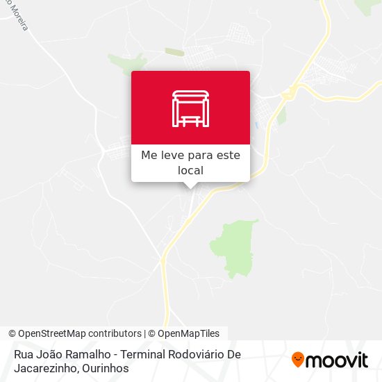 Rua João Ramalho - Terminal Rodoviário De Jacarezinho mapa
