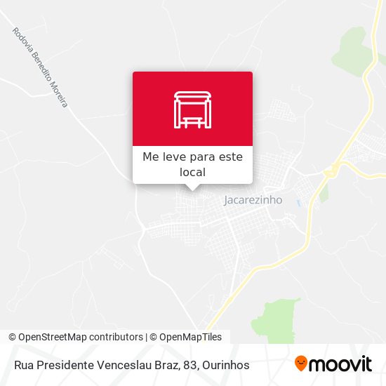 Rua Presidente Venceslau Braz, 83 mapa