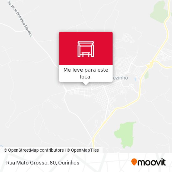 Rua Mato Grosso, 80 mapa