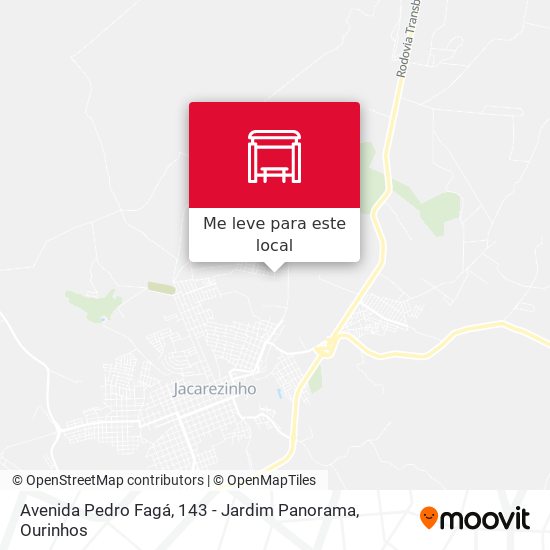 Avenida Pedro Fagá, 143 - Jardim Panorama mapa