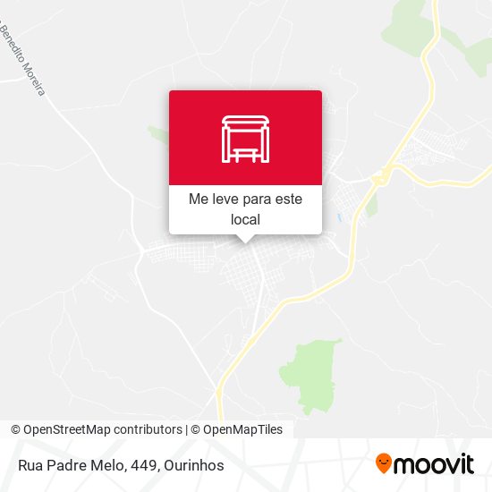 Rua Padre Melo, 449 mapa