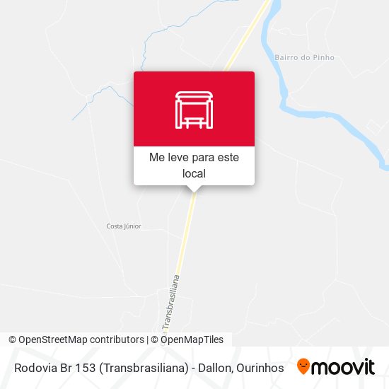 Rodovia Br 153 (Transbrasiliana) - Dallon mapa
