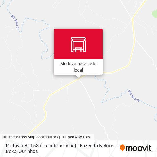 Rodovia Br 153 (Transbrasiliana) - Fazenda Nelore Beka mapa