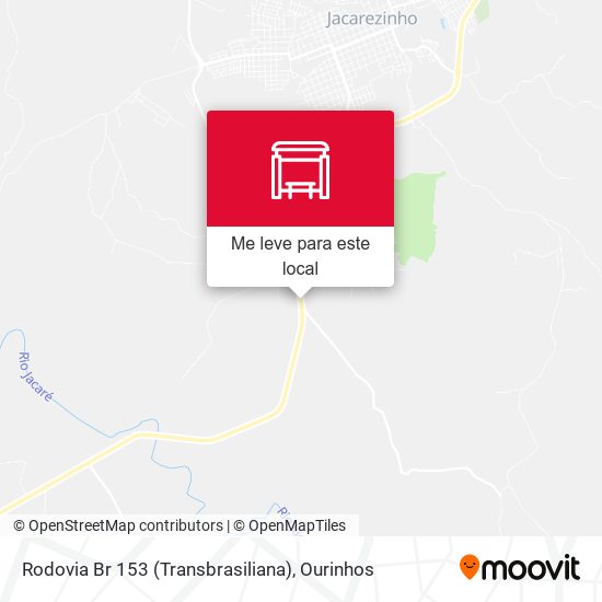 Rodovia Br 153 (Transbrasiliana) mapa