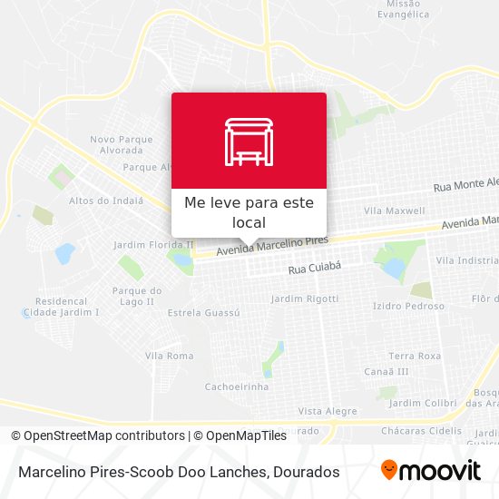 Marcelino Pires-Scoob Doo Lanches mapa