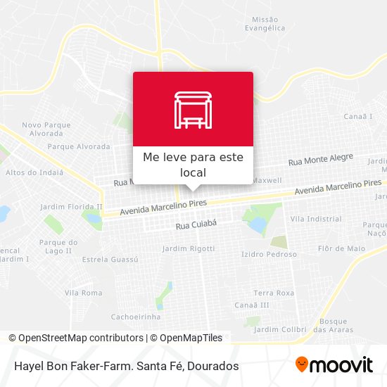 Hayel Bon Faker-Farm. Santa Fé mapa