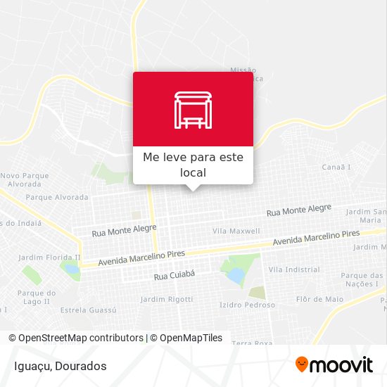 Iguaçu mapa